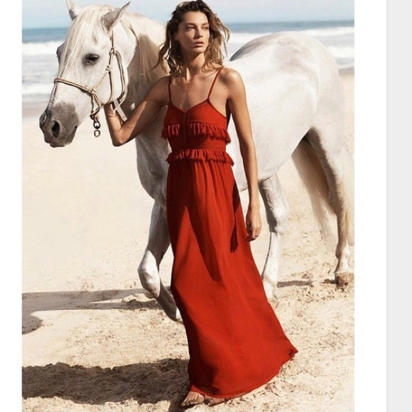 mango red dress 2018